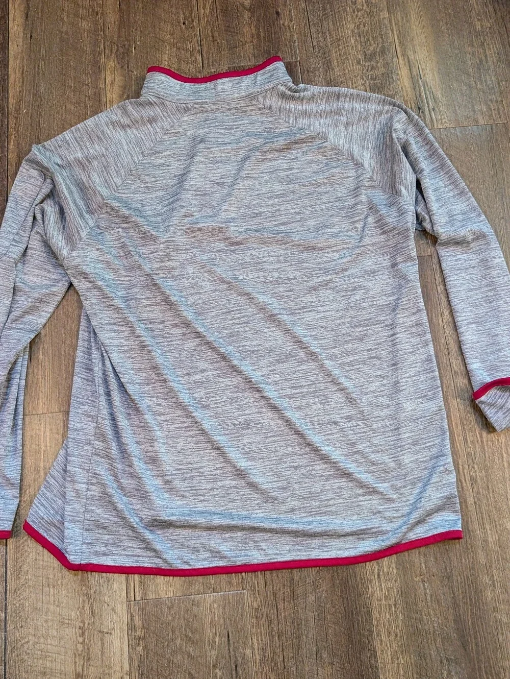 Indiana Hoosiers Gray 1/4-Zip Pullover Size Large